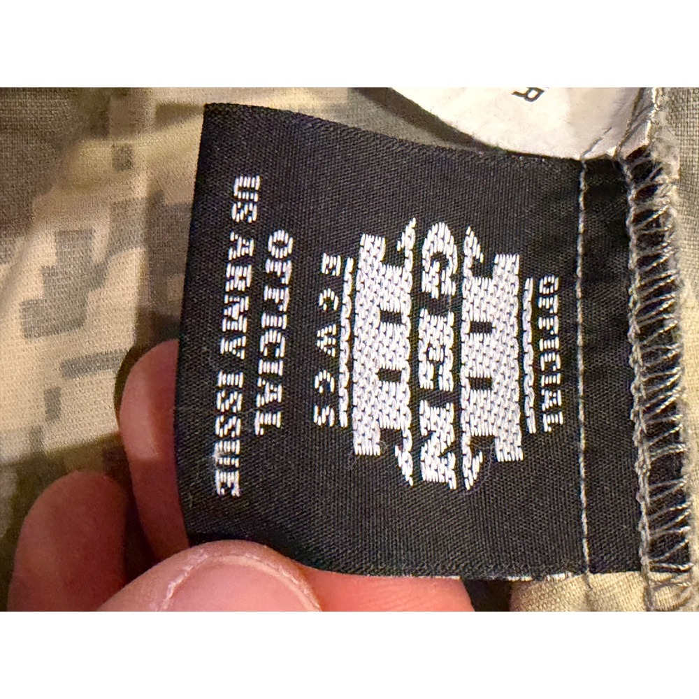 US Army Jacket Mens Medium Long Camo Gen III L4 Wind Cold Weather Digital ACU - Picture 4 of 8